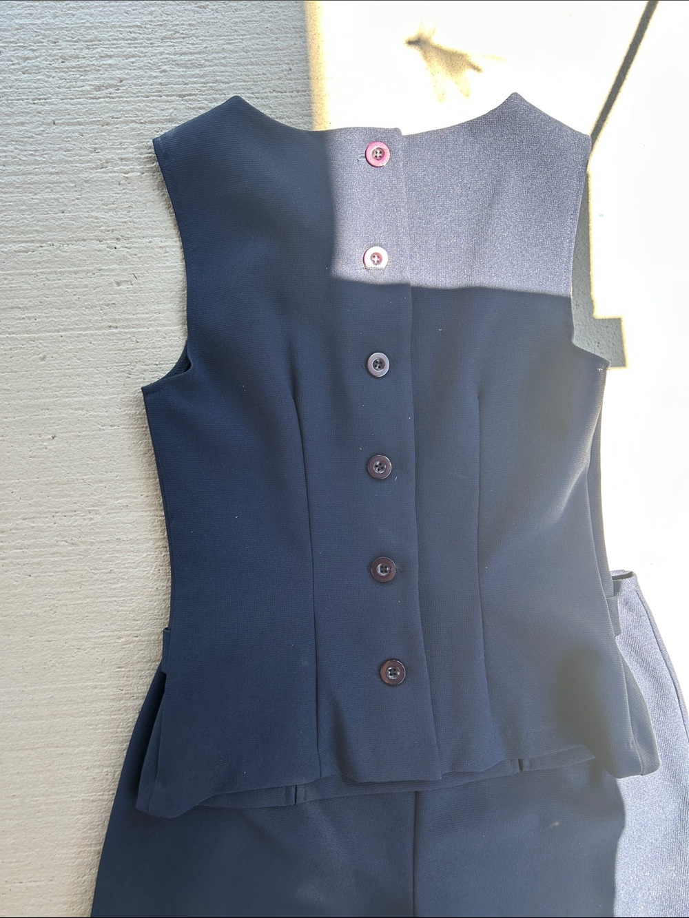Women's Navy Suit set - Picture 2 of 2